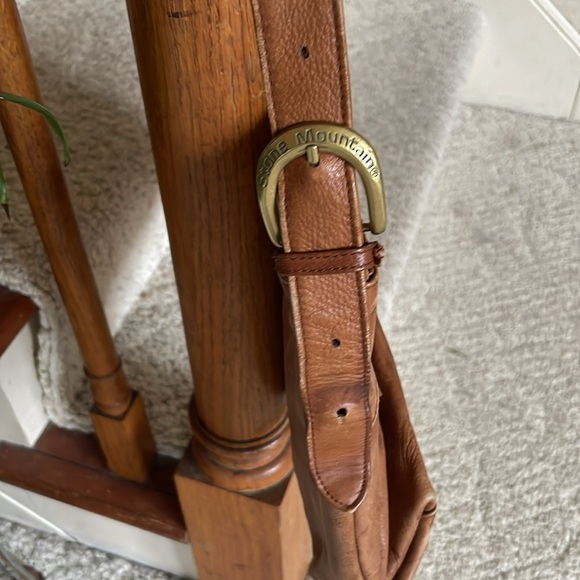 Vintage Stone Mountain Genuine Leather Shoulder Bag Purse y2k 2000s - Picture 4 of 12